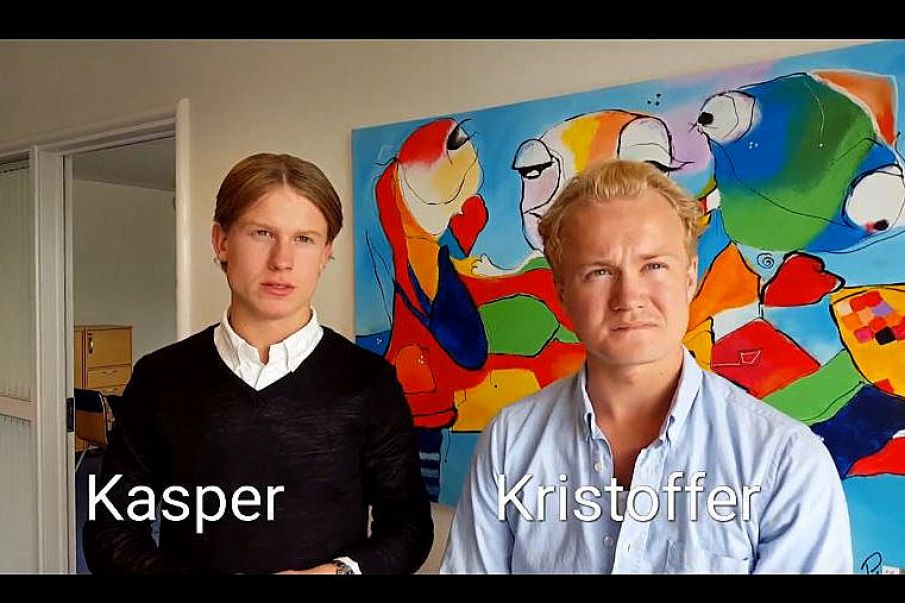 Kasper og Kristoffers lavede en tre parts aftale sammen med Titan og ProVarde.