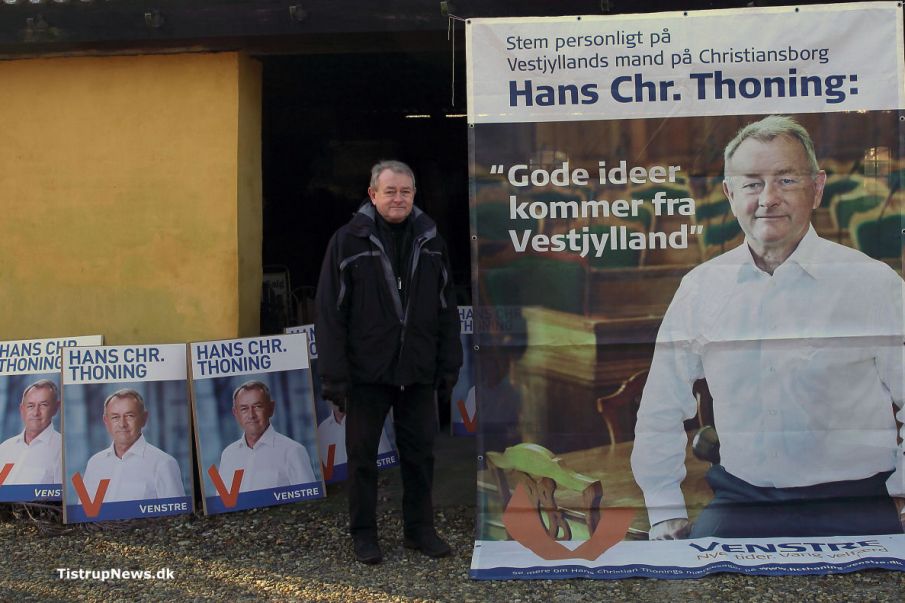 Hans Christian Thoning skyder valgkampen i gang..