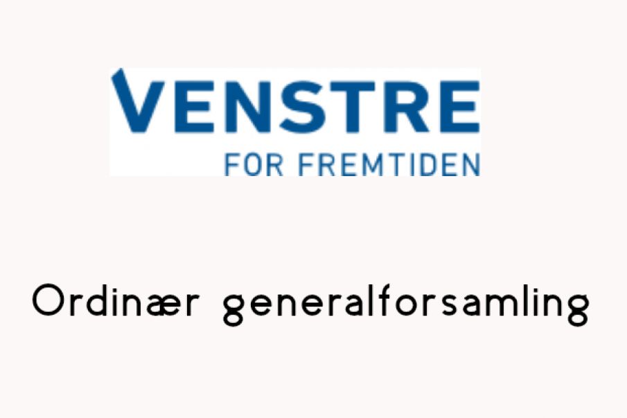 Generalforsamling Hodde-Tistrup Venstreforening