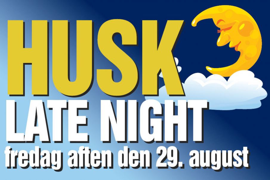 Program for Late Night i Ølgod 29. august.