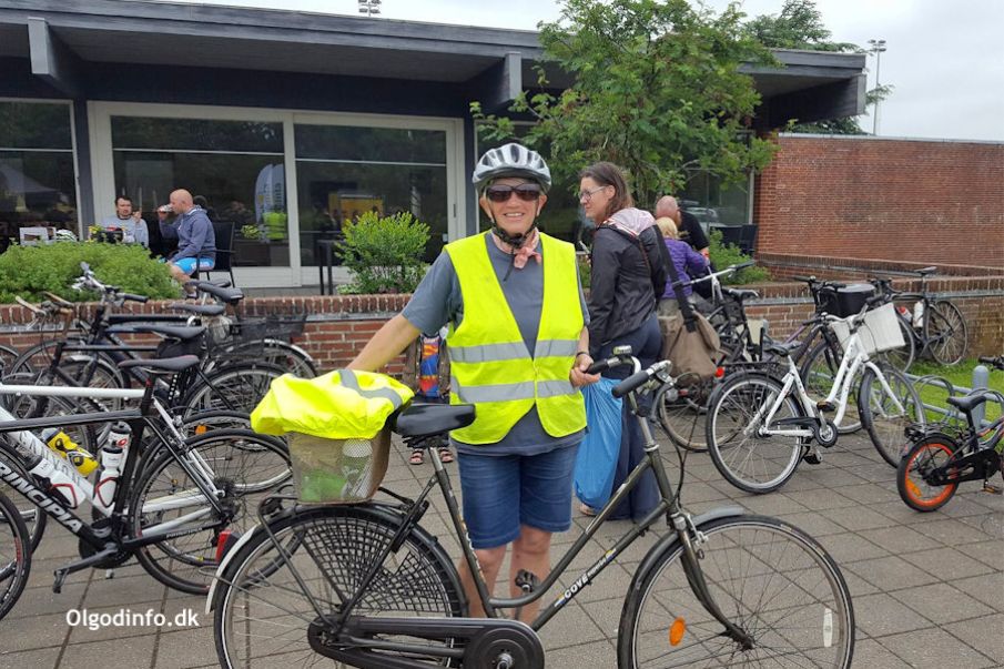 Inga Nielsen fra Ølgod cyklede Varde Classic i går.