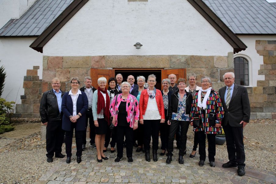 I søndags mødtes konfirmander fra 1967 til gudstjeneste i Tistrup Kirke.