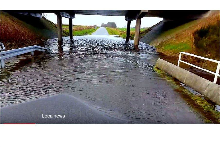 Tunnel fyldt med vand, Localnews sejlede igennem - Se reportage..