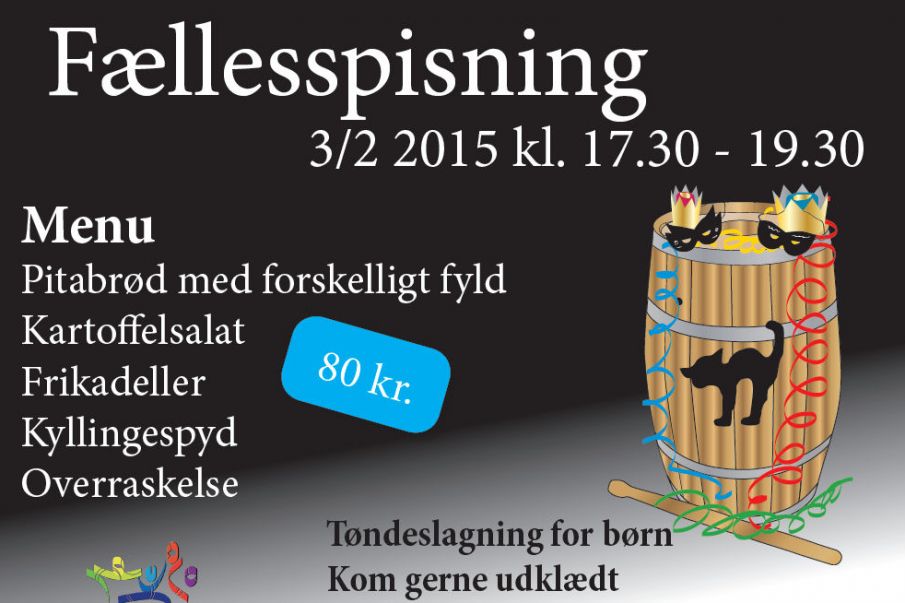Fællesspisning i Hodde Tistrup Hallen