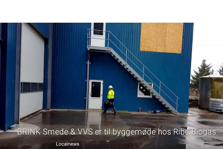 Kom med BRINK Smede & VVS til byggemøde hos Ribe Biogas.