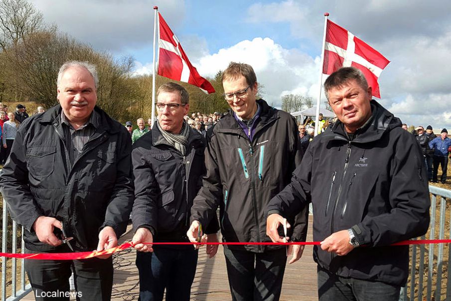 Reportage fra åbning af ny cykelsti mellem Fåborg og Agerbæk.