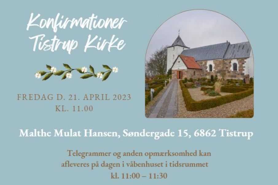 Konfirmation i Tistrup Kirke