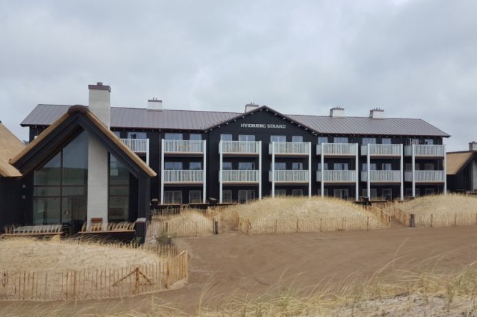 Indslag fra åbnings-reception af det nye Strandhotel i Blåvand..