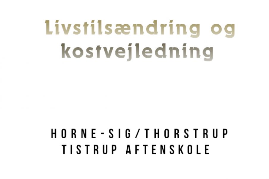 Livstilsændring og kostvejledning