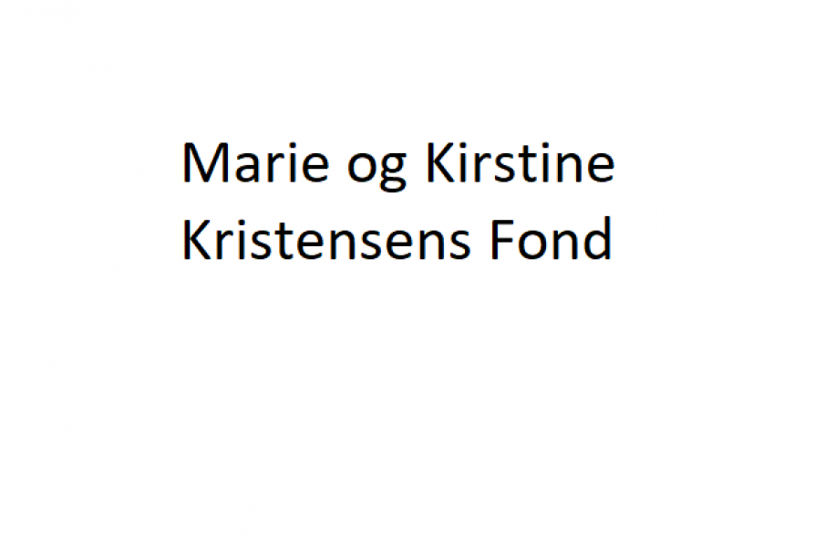 Marie og Kirstine Kristensens Fond