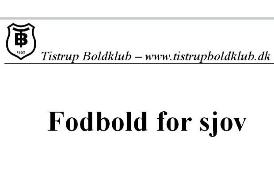 Fodbold for sjov