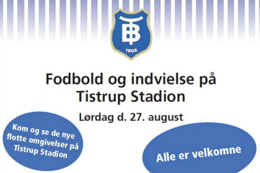 Indvielse af Tistrup Stadion