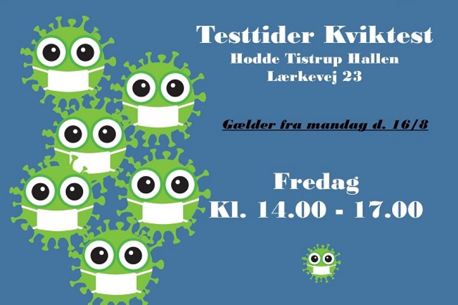 Atter nye testtider i Hodde Tistrup Hallen