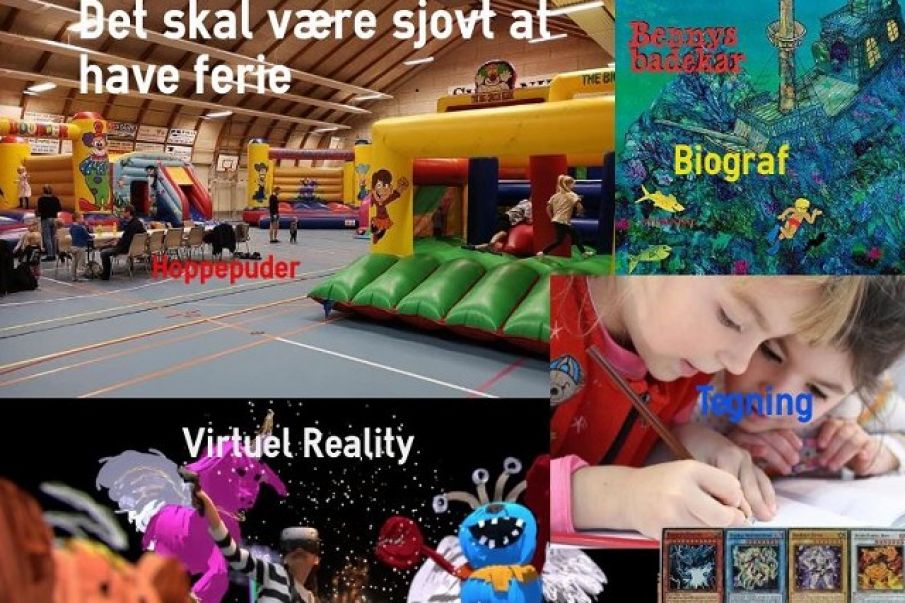 Efterårsferie = med sjov i Hodde Tistrup Hallen