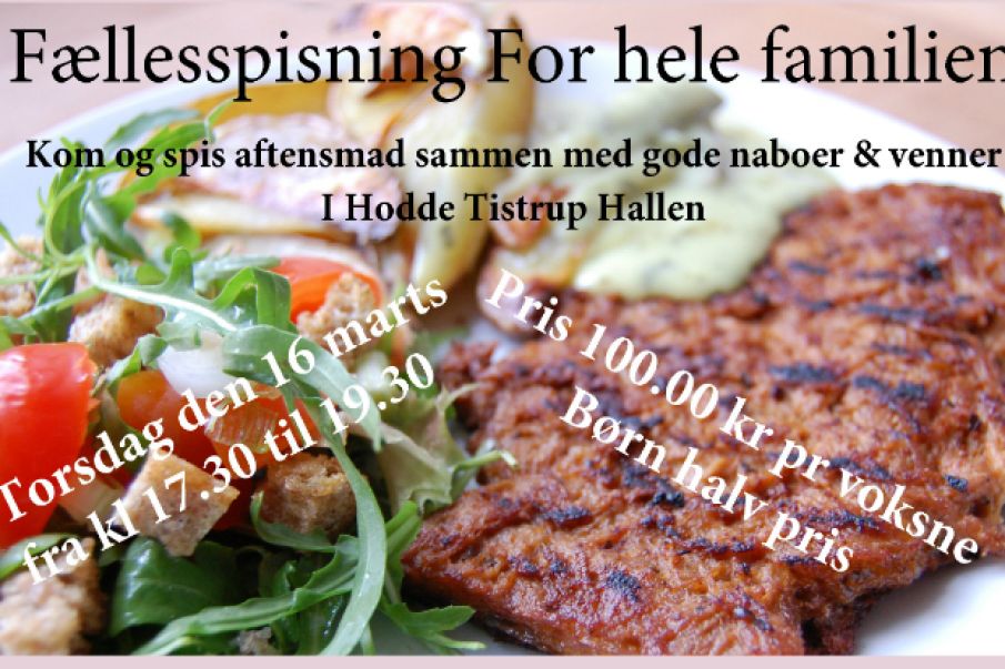 Fællesspisning for hele familien