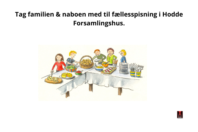 Fællesspisning i Hodde