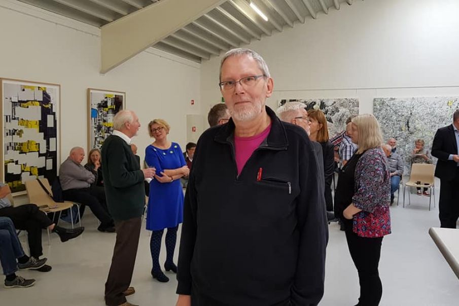 Indslag fra Bjarke Regn Svendsens afskedsreception i Janus Bygningen.