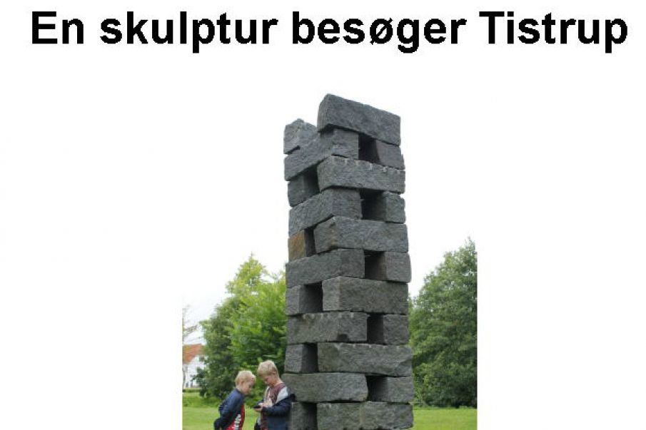 En skulptur besøger Tistrup