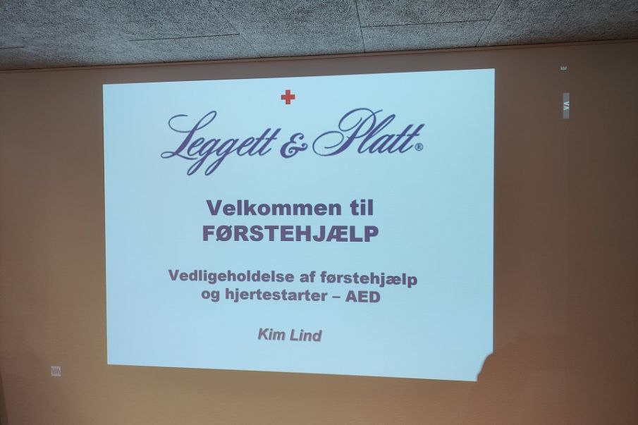 Førstehjælp hos L og P Springs Denmark i Tistrup.