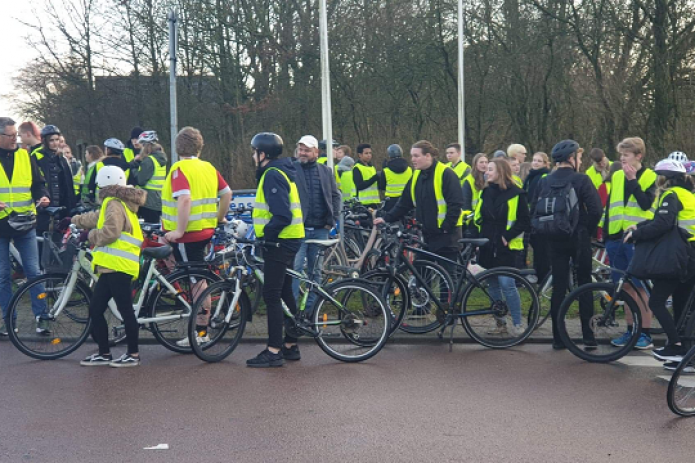 Indslag fra åbning af cykelbanen mellem Øse og Nordenskov.