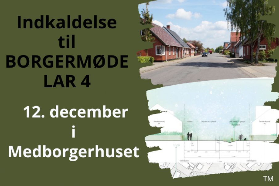 Nyt borgermøde d. 12. december kl. 17.00