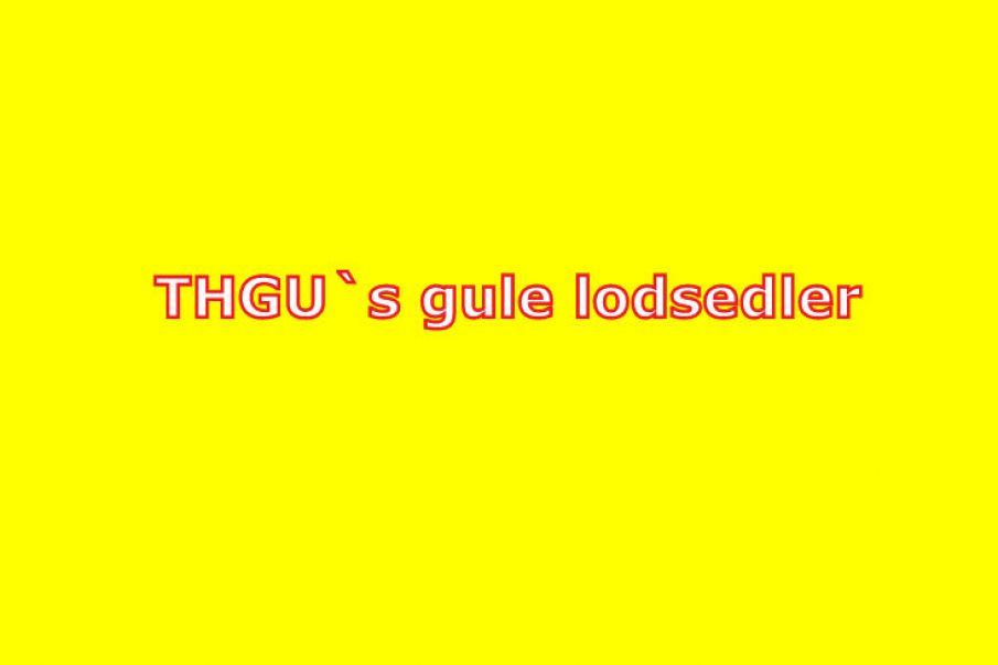 De gule lodsedler