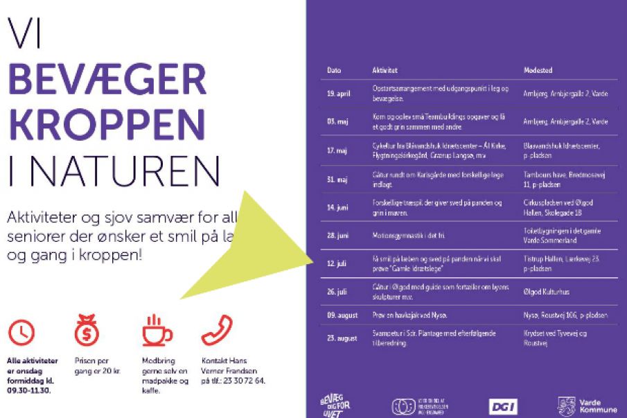 VI BEVÆGER KROPPEN I NATUREN