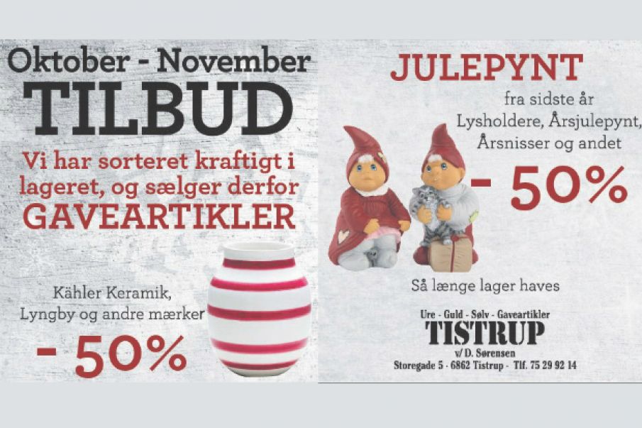 Nyheder ioktober og november