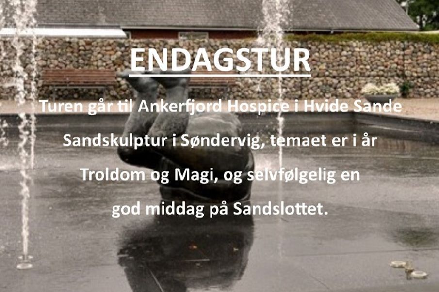 Tur til Sandskulptur - Ankerfjord Hospice Hvide Sande