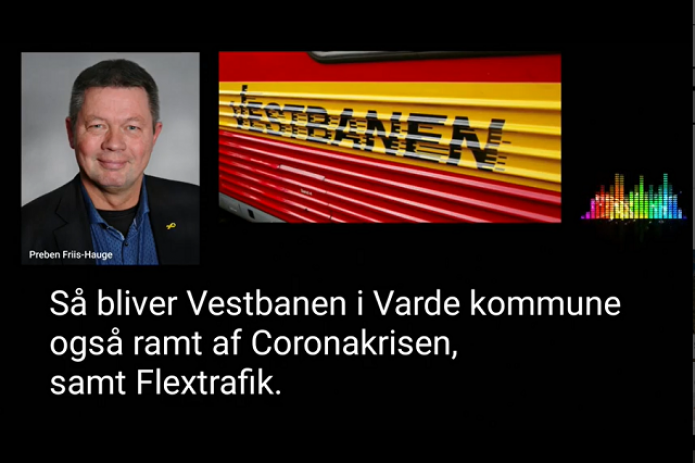 Så bliver Vestbanen og Flextrafik også ramt af Coronakrisen