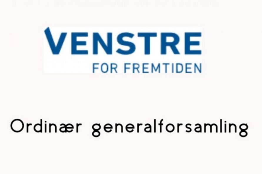Hodde-Tistrup Venstreforening afholder ordinær generalforsamling