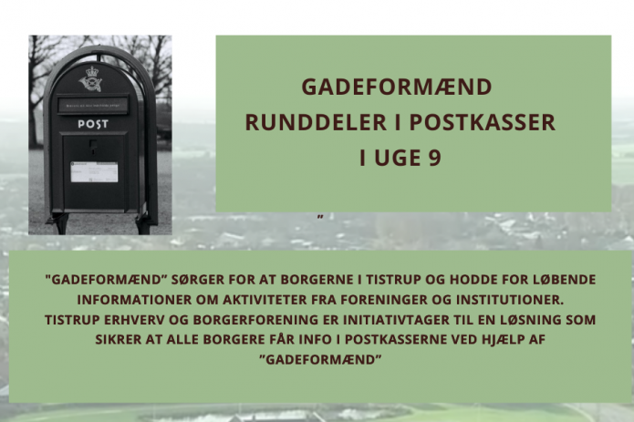 Gadeformænd omdeler i uge 9