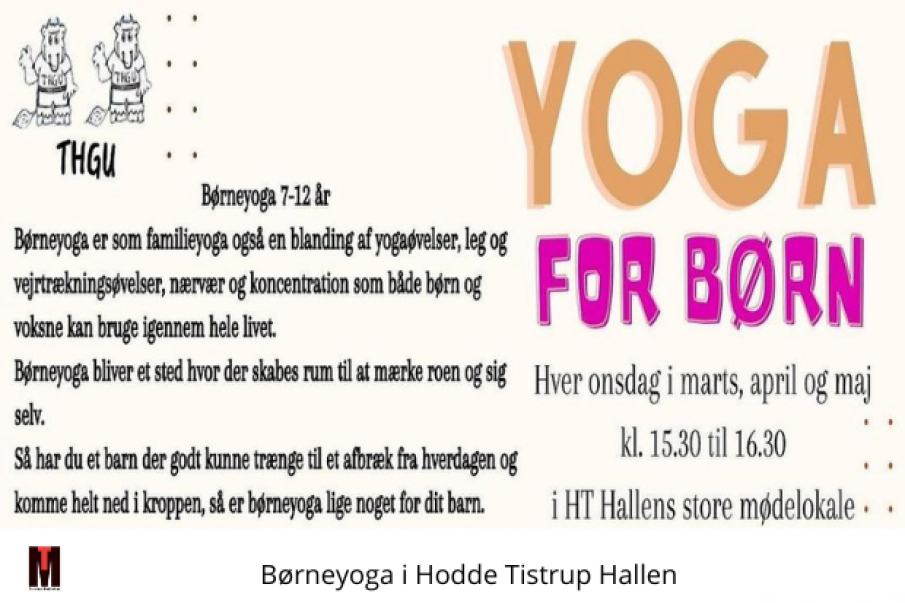 Børneyoga i Hodde Tistrup Hallen