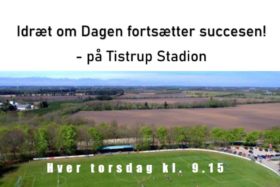 Idræt om dagen fortsætter på stadion