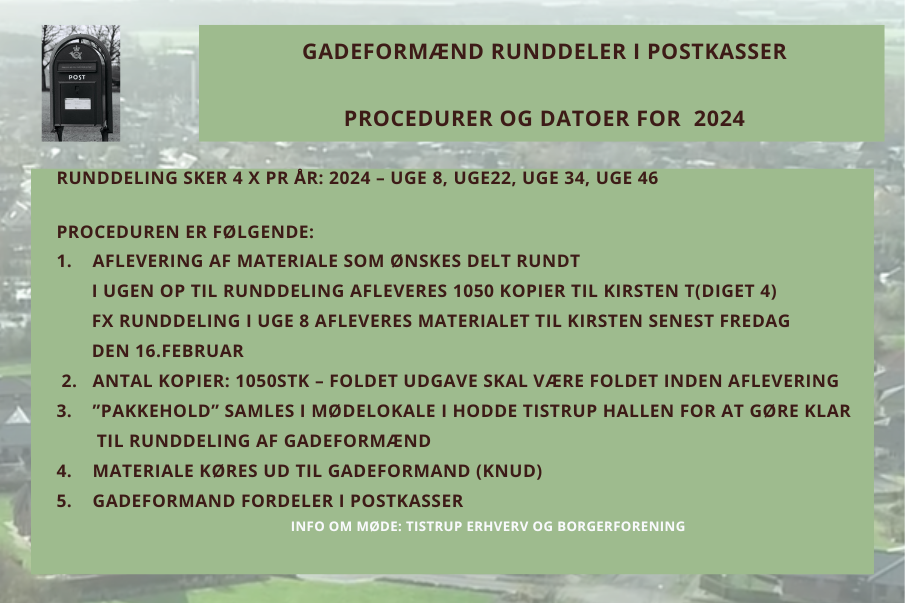 runddeling af info i 2024