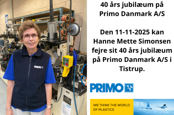 40 års jubilæum på Primo Danmark