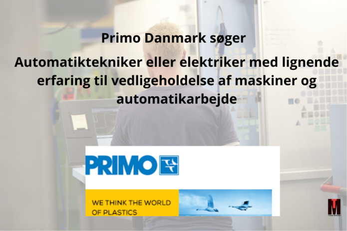 Jobansøgning - Primo Danmark