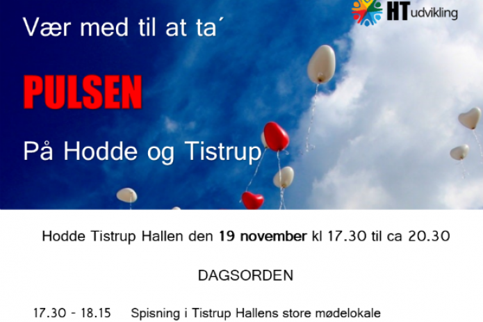 Vær med til at ta´ PULSEN På Hodde og Tistrup