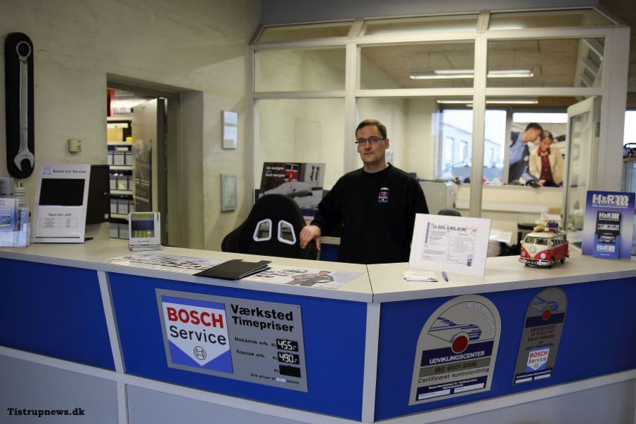 Tistrup Autoservice kåres til Danmarks bedste Bosch Car Service værksted