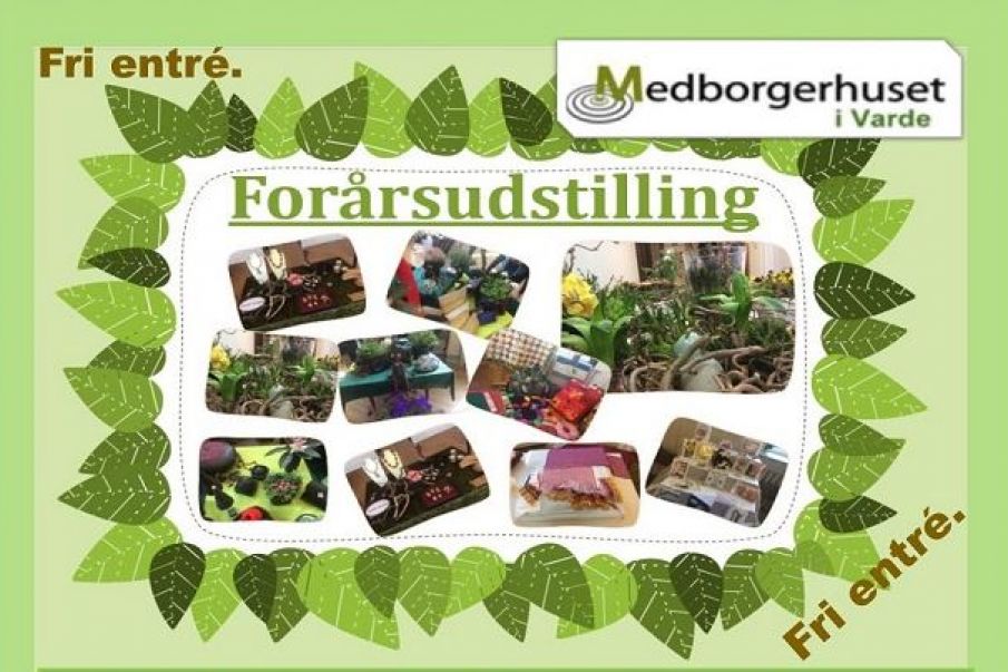 Kom til Forårsudstilling i Medborgerhuset  