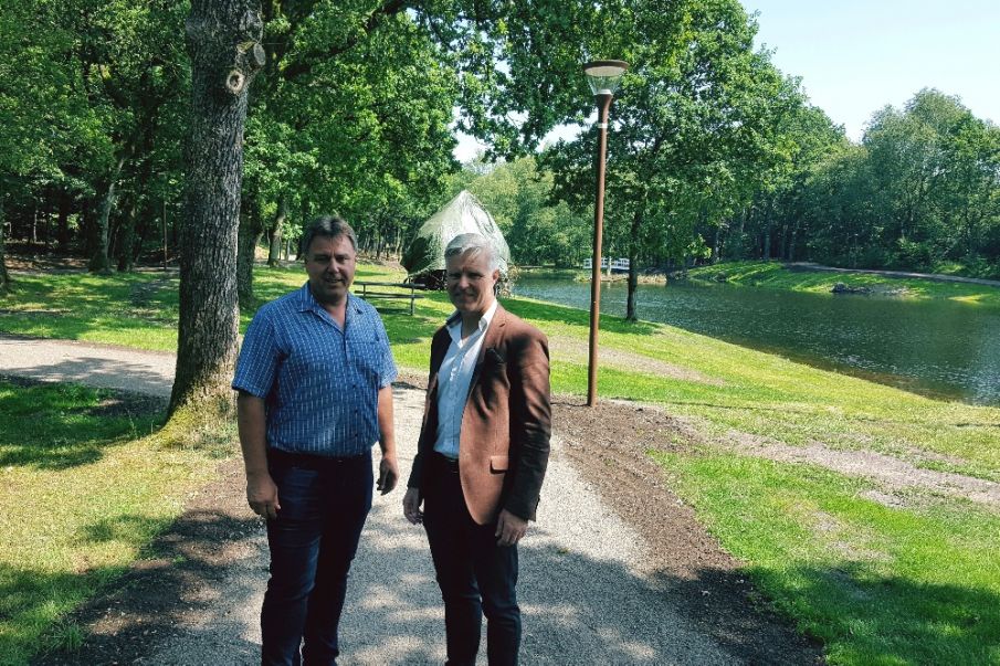 Indslag: Primo Danmark direktør Claus Lykke besøgte i dag Tistrup Anlæg,