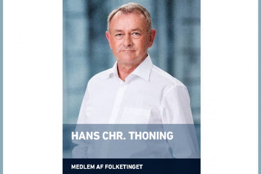 Hans Christian Thoning indtræder i folketinget