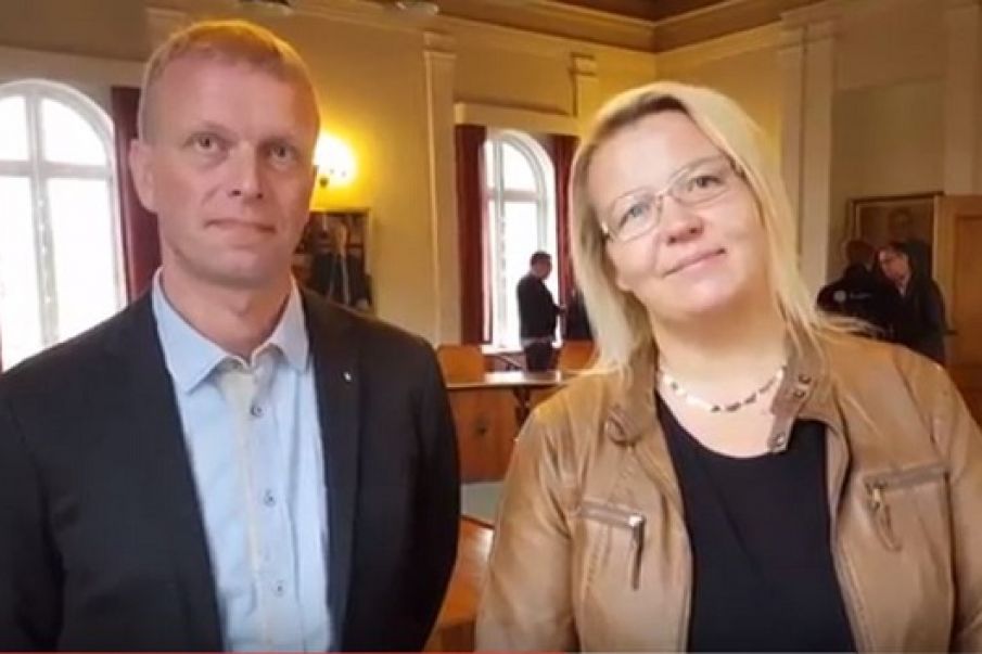 Lars Teglgaard og Tina Agergaard Hansen