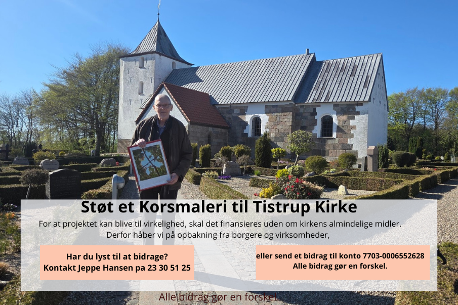 Støt et korsmaleri til Tistrup Kirke