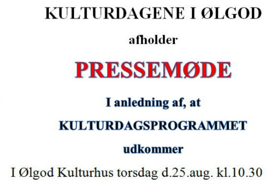 Program for Kulturdage